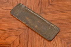 Tiffany Studios New York "Zodiac" Bronze Pen Tray