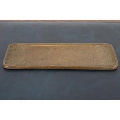 Tiffany Studios New York Zodiac Bronze Pen Tray