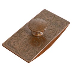 Tiffany Studios New York Zodiac Bronze Rocker Blotter