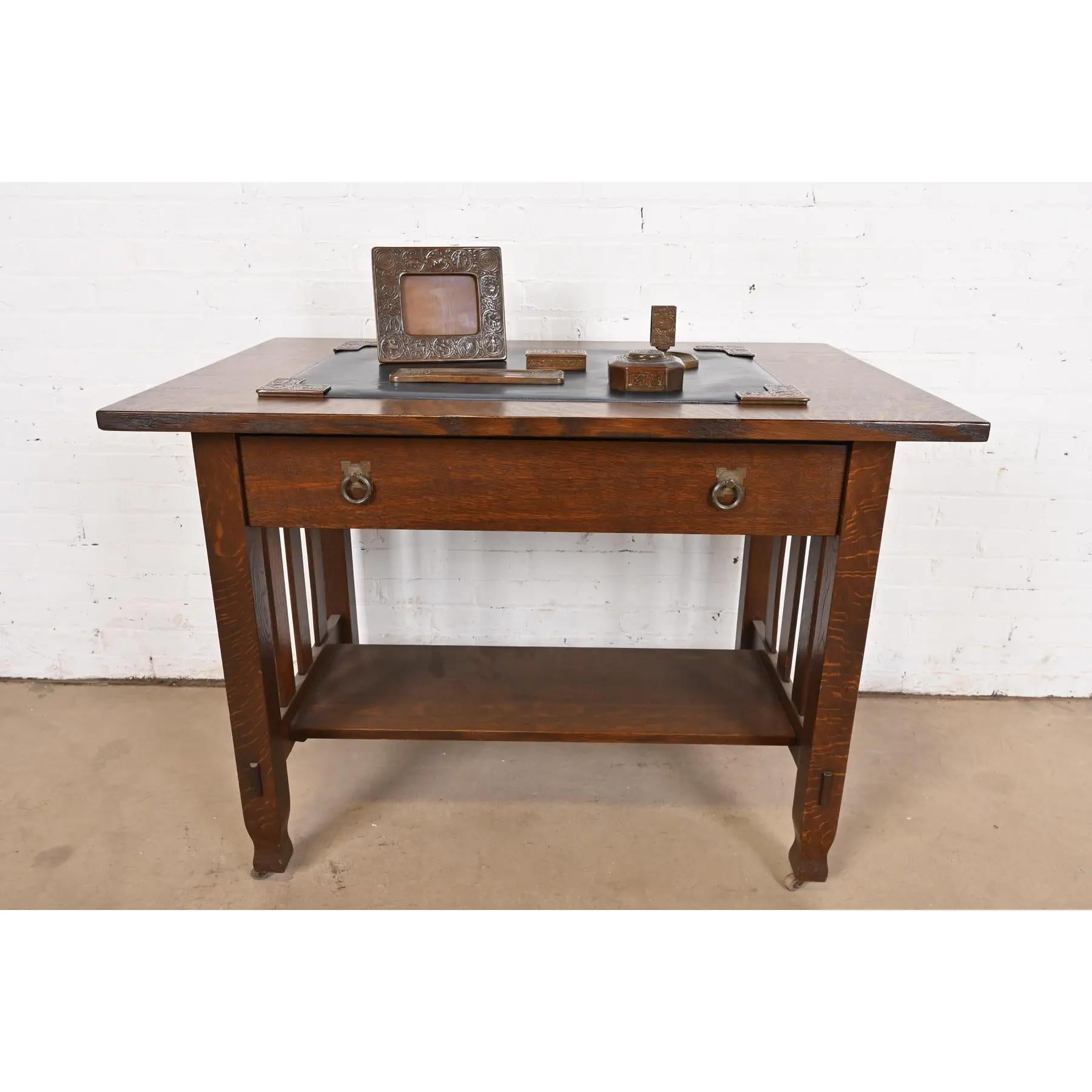 Tiffany Studios New York Zodiac Bronze Six-Piece Desk Set, CIRCA 1910 im Angebot 6