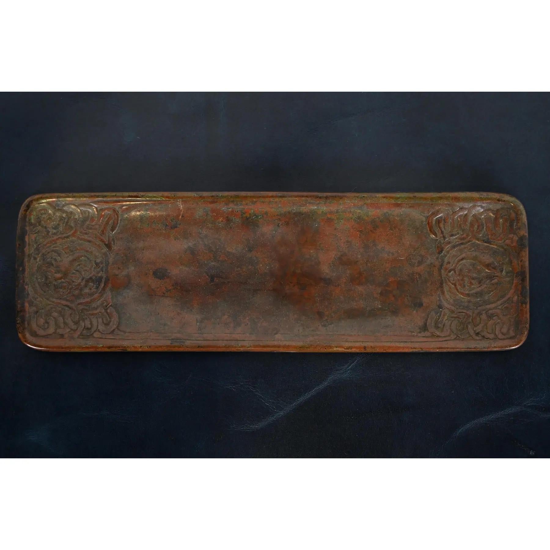 Tiffany Studios New York Zodiac Bronze Six-Piece Desk Set, CIRCA 1910 im Angebot 3