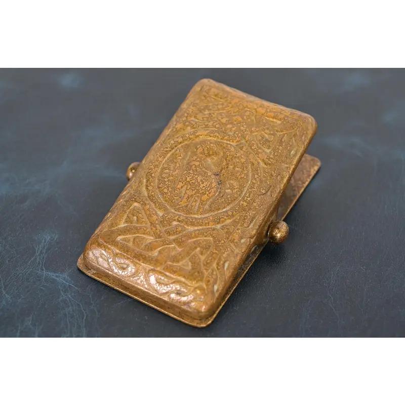 A gorgeous antique Arts & Crafts or Art Deco period gilt bronze 