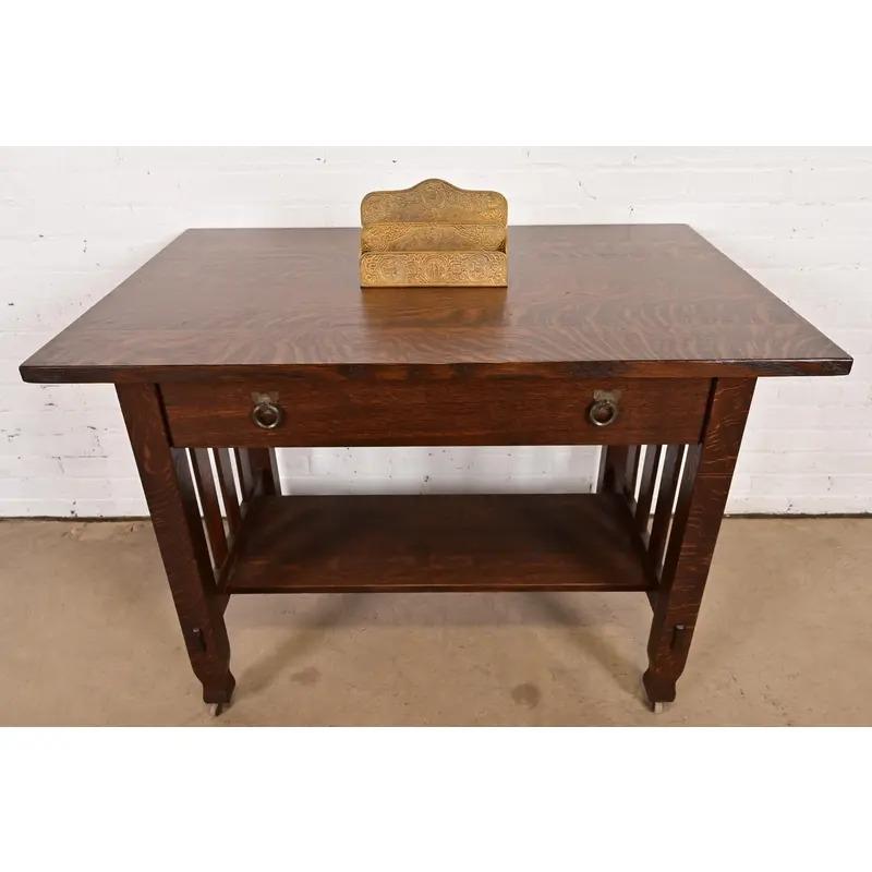 Tiffany Studios New York Zodiac Pattern Bronze Doré Letter Rack For Sale 7