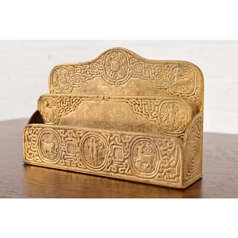 A gorgeous antique Arts & Crafts or Art Deco period gilt bronze 