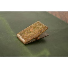 Grande pince à papier en bronze « Motif du zodiaque » de Tiffany Studios, New York