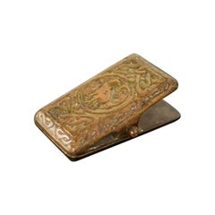 Grande pince à papier en bronze « Motif du zodiaque » de Tiffany Studios, New York