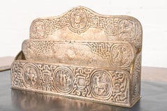 Tiffany Studios New York Zodiac Pattern Bronze Letter Rack