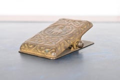 Tiffany Studios New York Zodiac Pattern Bronze Paper Clip