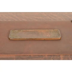 Tiffany Studios New York Zodiac Pattern Bronze Pen Tray