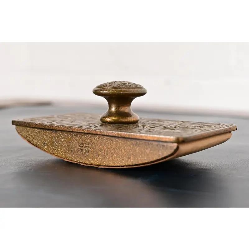 Tiffany Studios New York Zodiac Muster Bronze Rocker Blotter im Zustand „Gut“ im Angebot in South Bend, IN