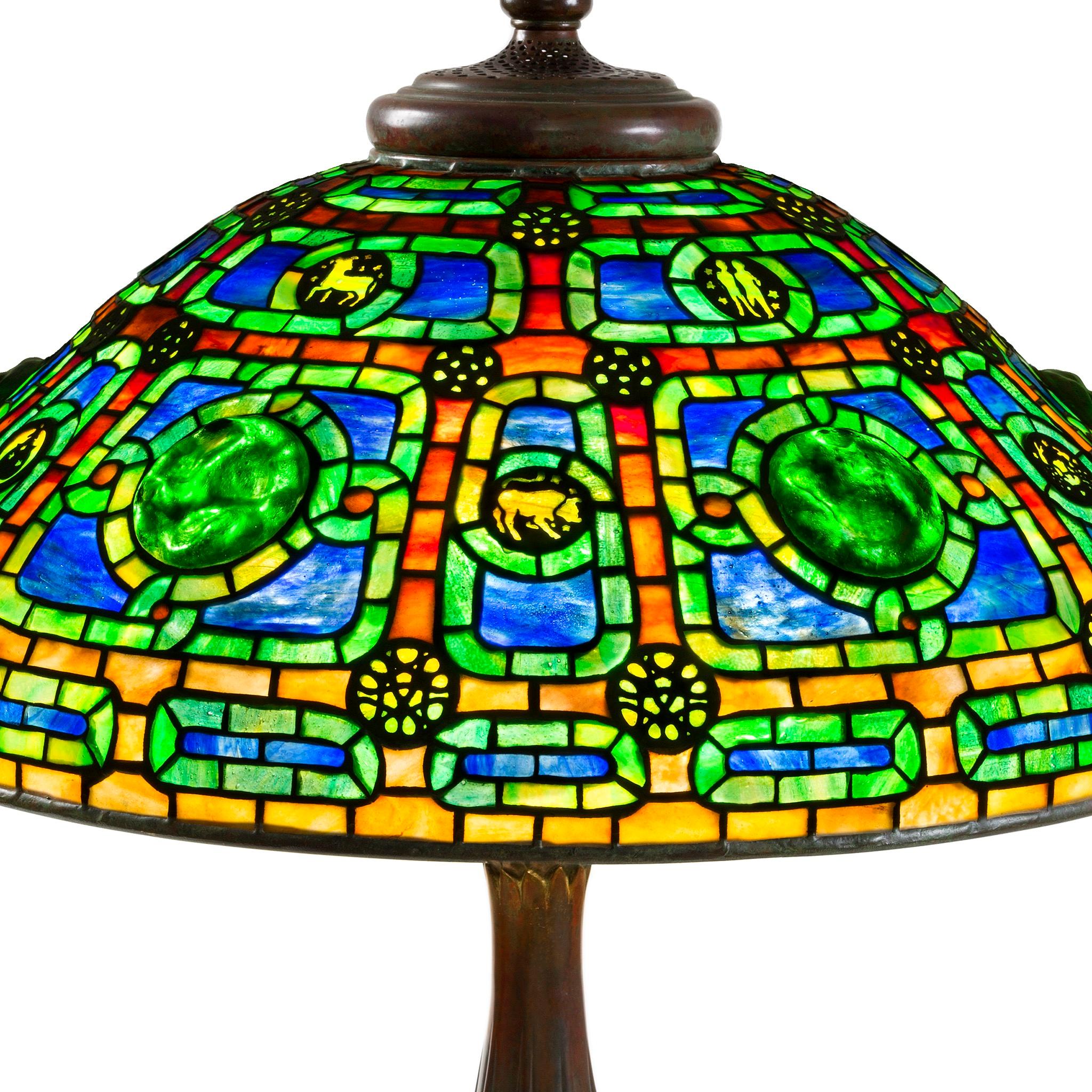 tiffany zodiac lamp