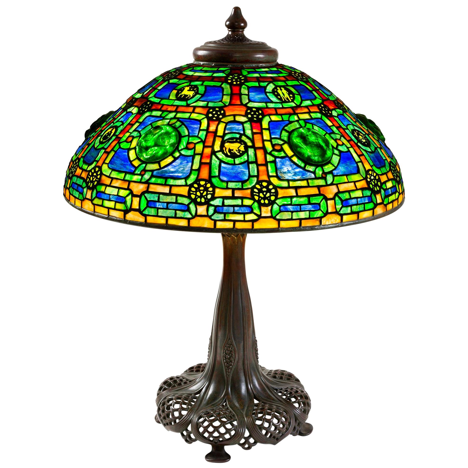 Tiffany Studios New York "Zodiac" Table Lamp