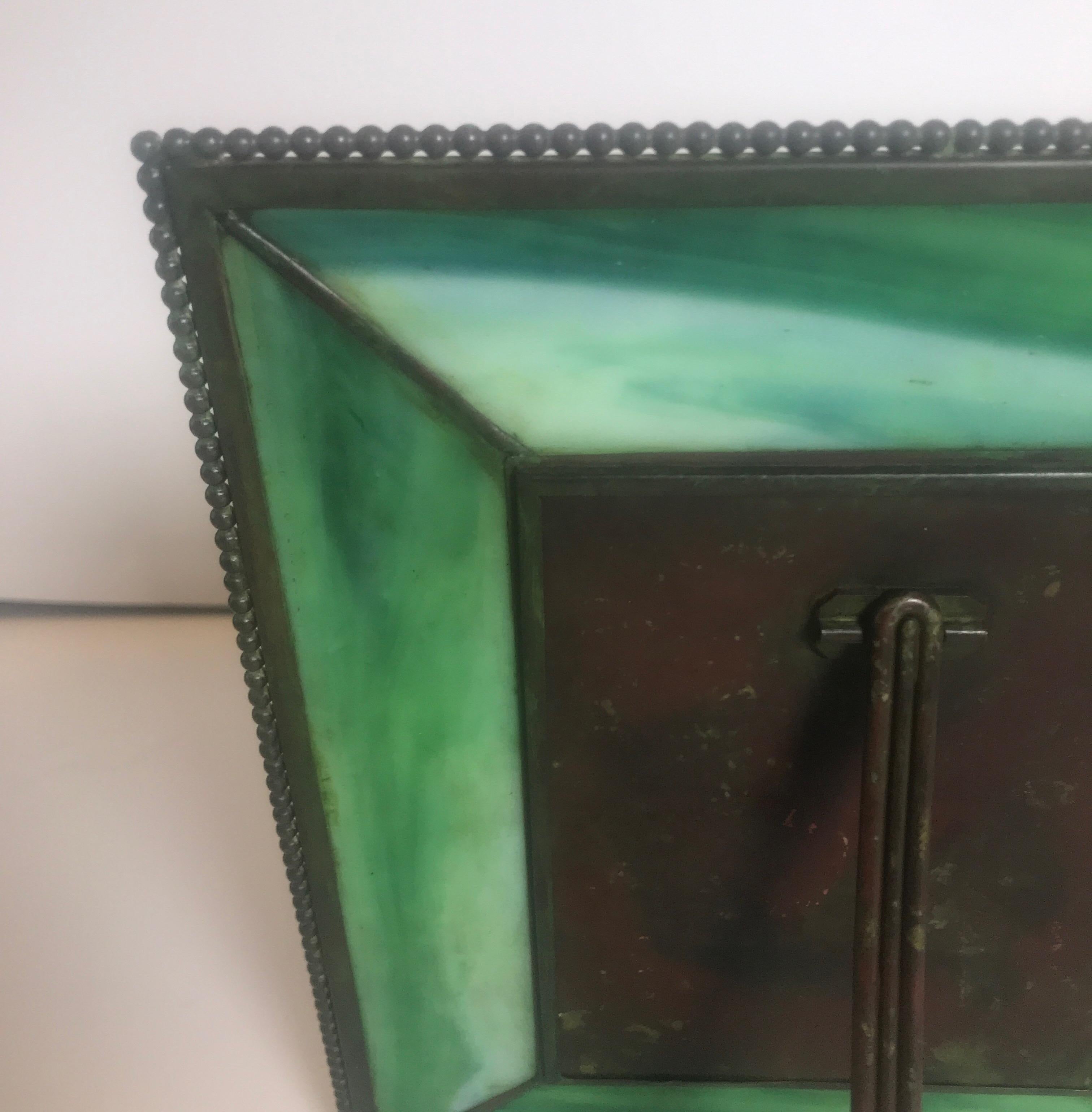 Tiffany Studios Pine Needle Patinated Bronze Picture Frame 4