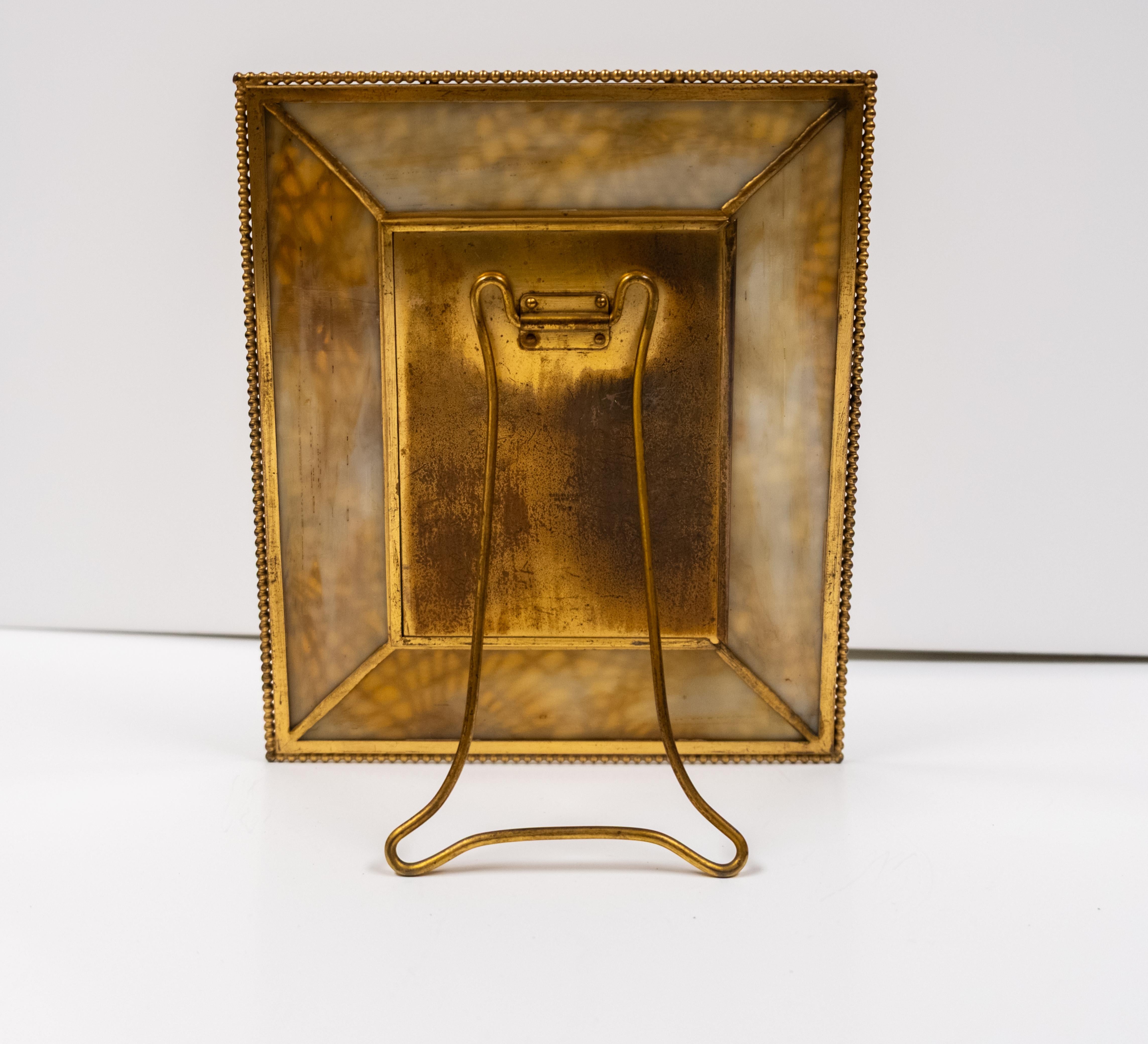 Tiffany Studios Pine Needle Picture Frame, Model 947 For Sale at