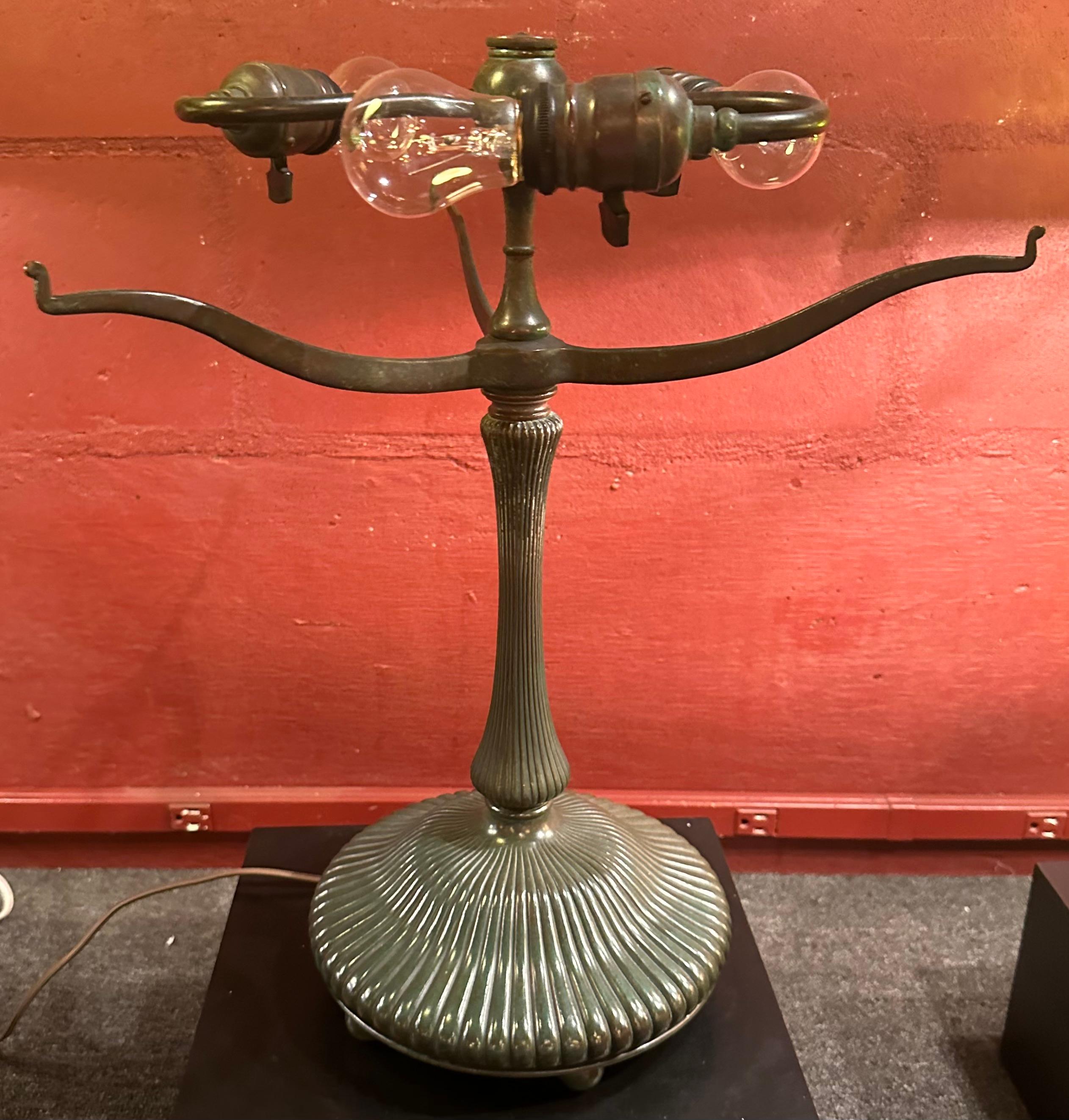 Art Nouveau Tiffany Studios Pomegranate Table Lamp