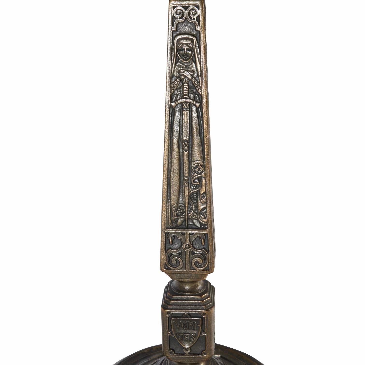 Tiffany Studios Rare Empire Jewel Table Lamp For Sale 5