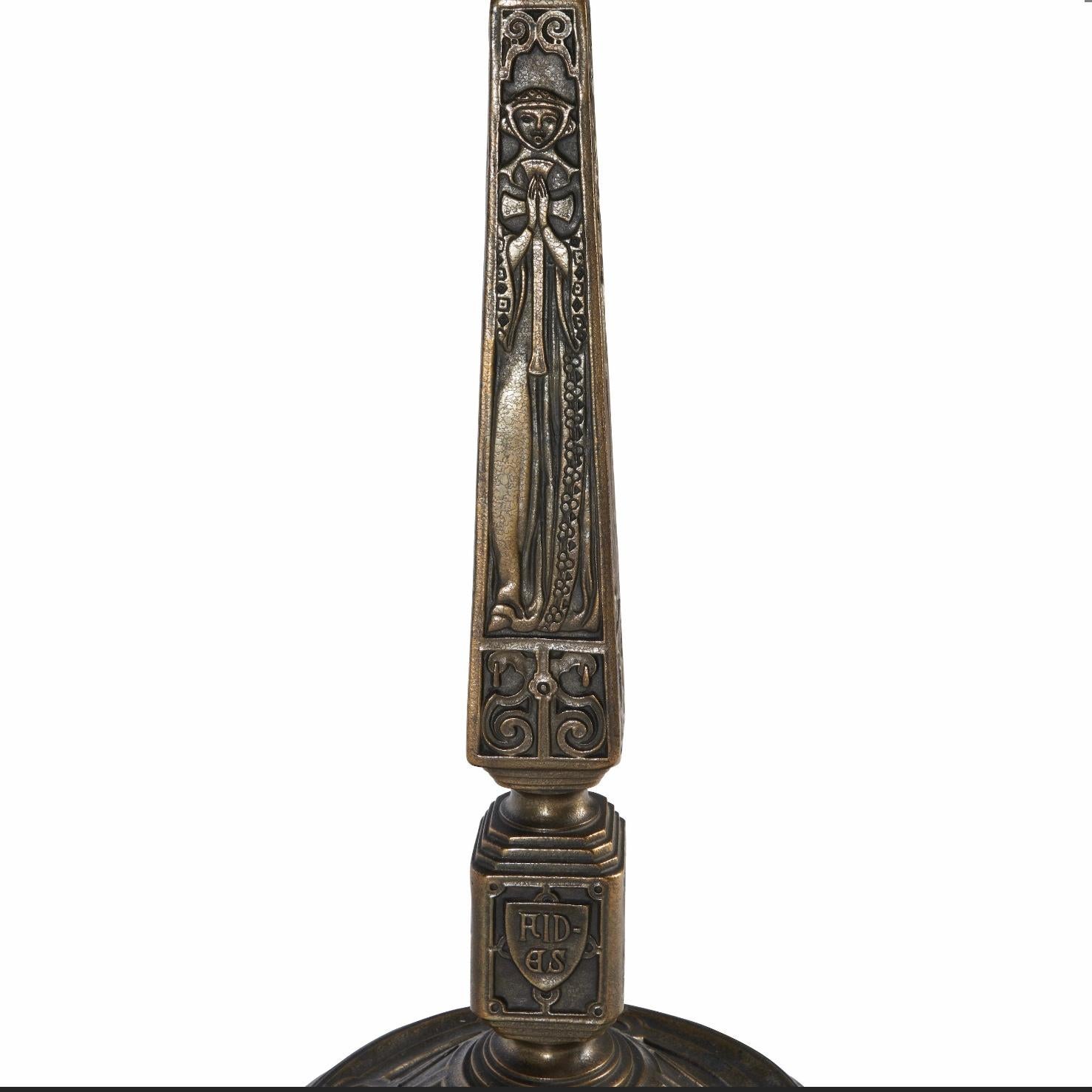 Tiffany Studios Rare Empire Jewel Table Lamp For Sale 7