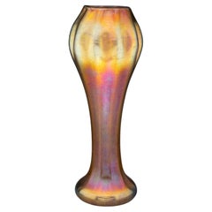 Tiffany Studios Rare Iridescent Favrile Large Vase