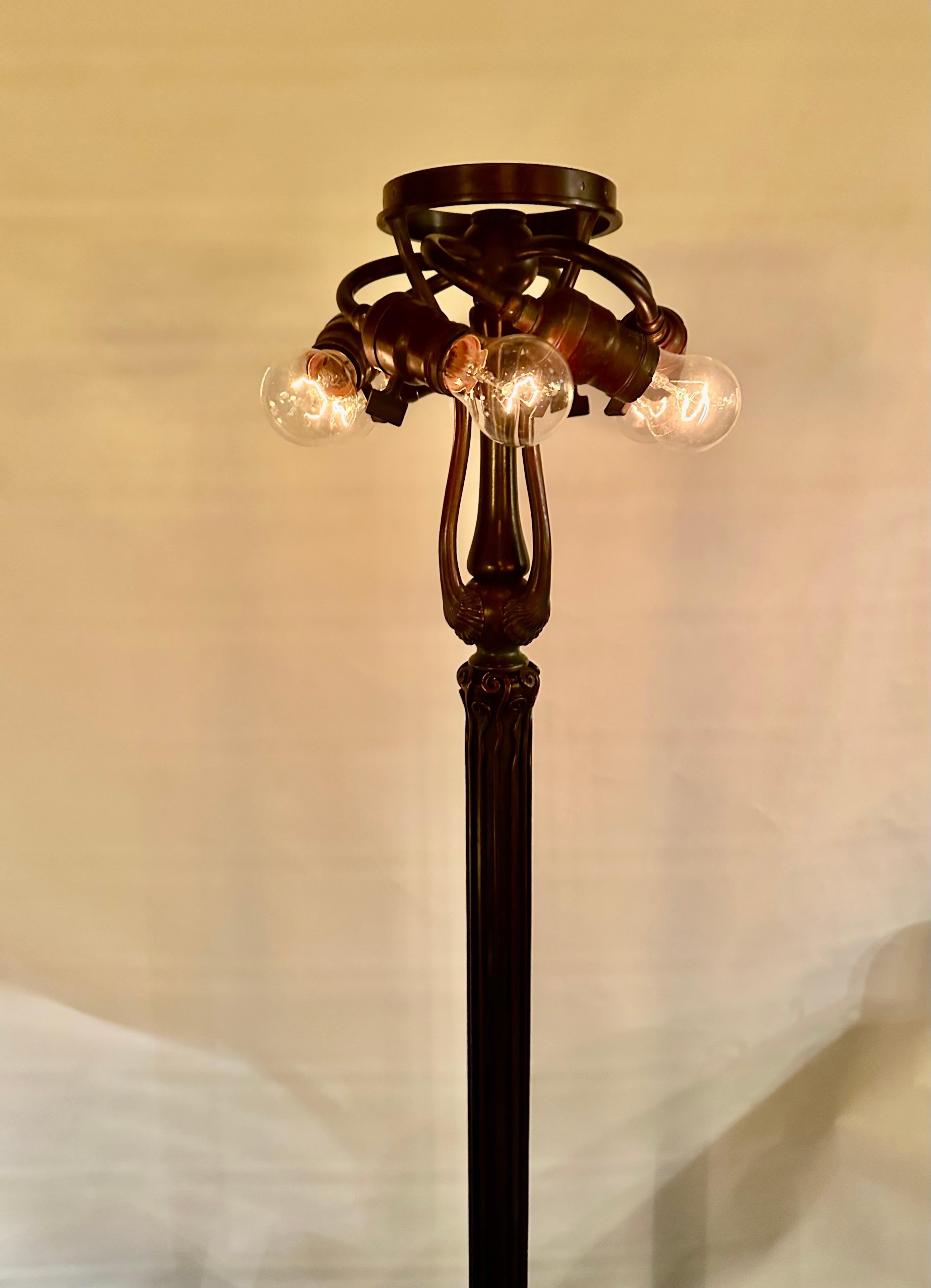 American Tiffany Studios Roman Floor Lamp