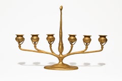 Tiffany Studios Gilt Bronze Candelabra