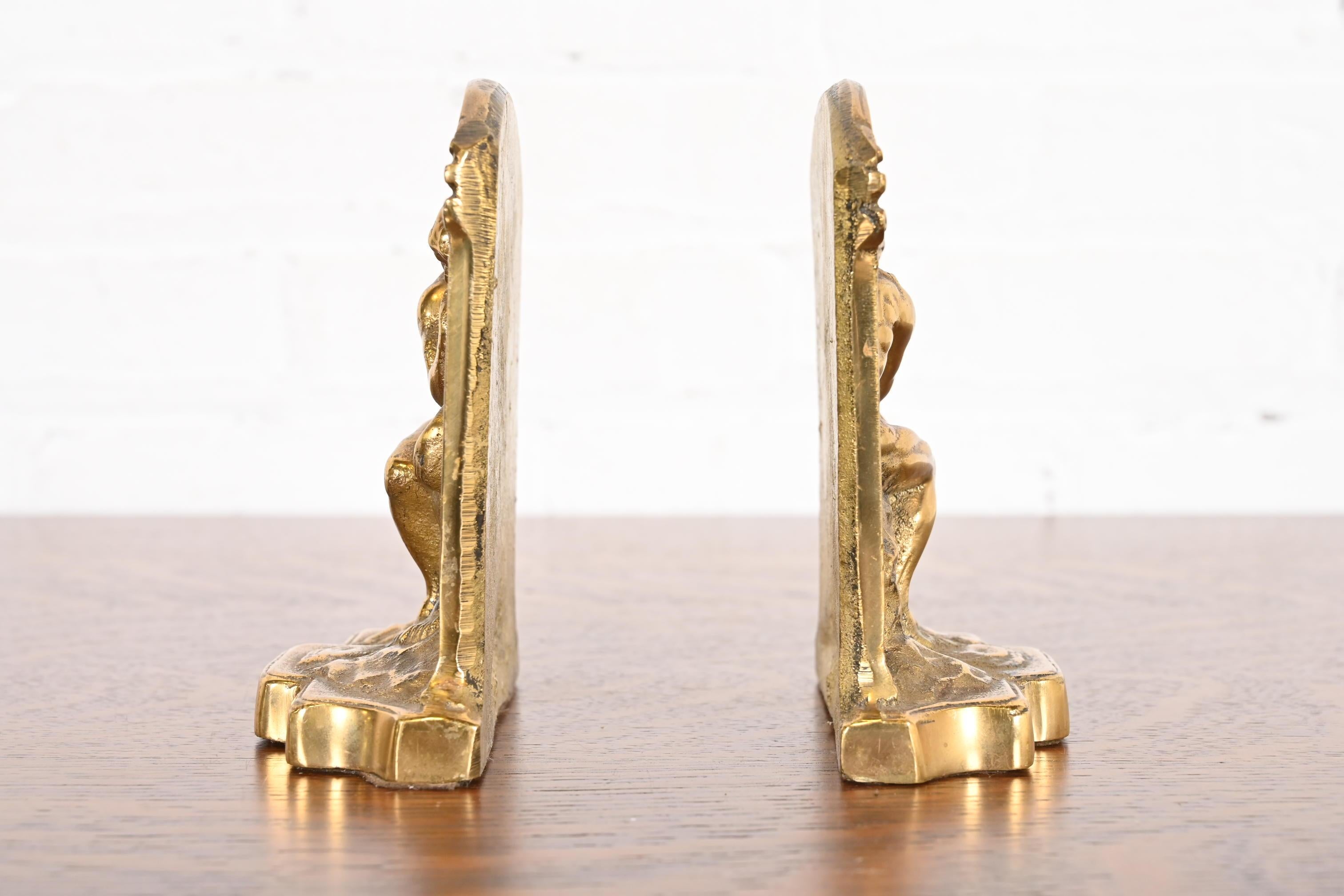 Tiffany Studios Style Art Deco Bronze Doré 