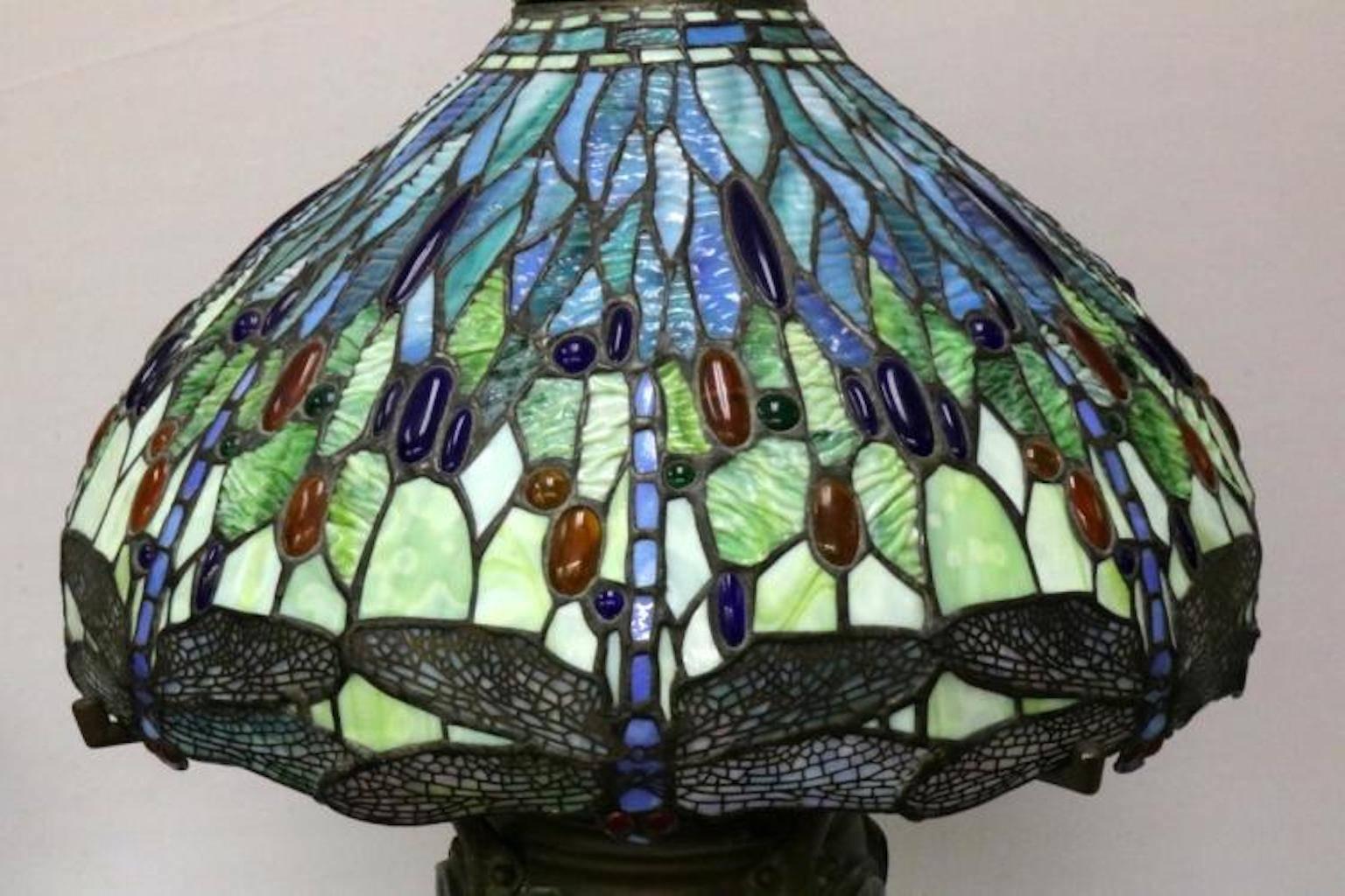 vintage stained glass lamps