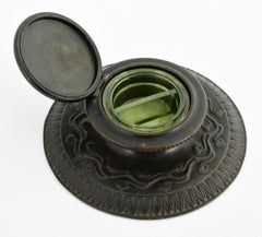 Tiffany Studios "Sunflower" Inkwell