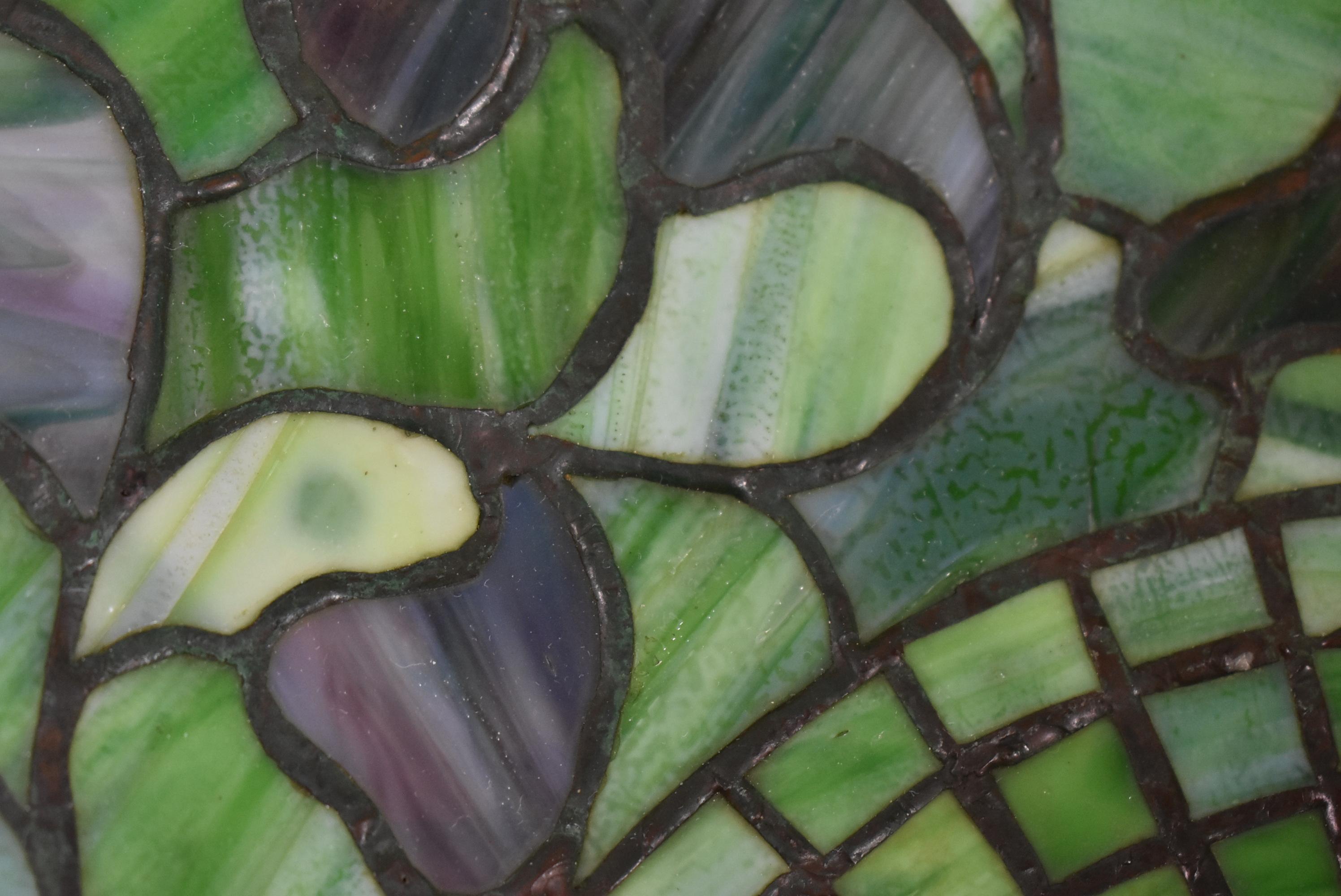 Tiffany Studios Lampe en verre au plomb 