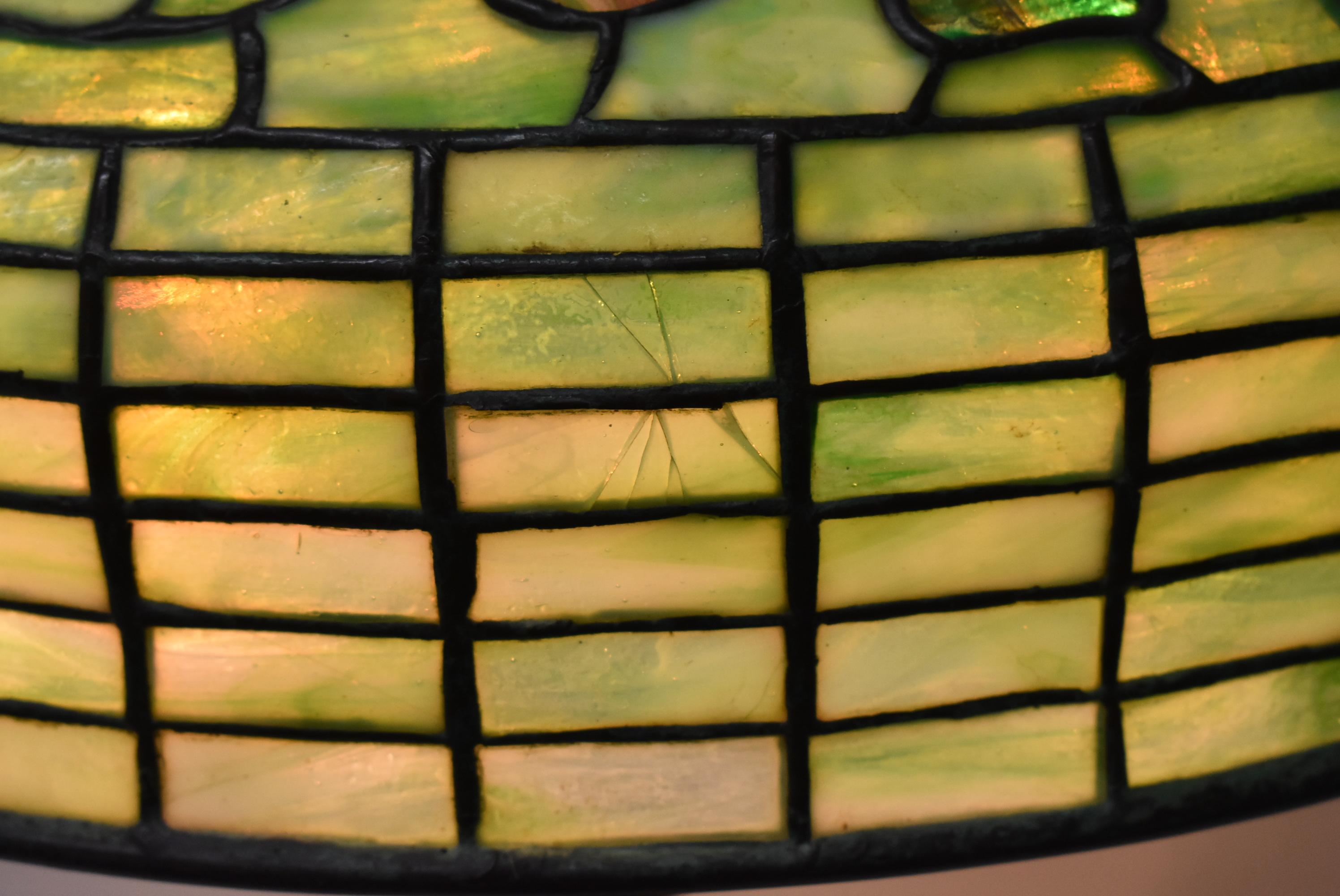 Tiffany Studios Lampe en verre au plomb 
