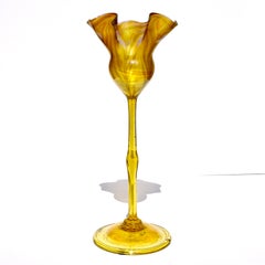 Tiffany Studios Tall Floriform Stemmed Vase