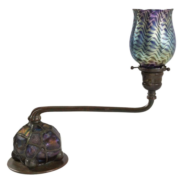 Tiffany Studios Turtleback Ball Desk Lamp For Sale At 1stdibs