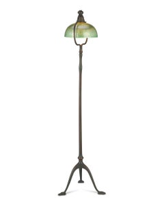 Tiffany Studios Wave Glass Floor Lamp