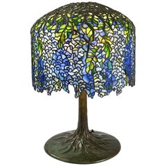 Antique Tiffany Studios "Wisteria" Table Lamp