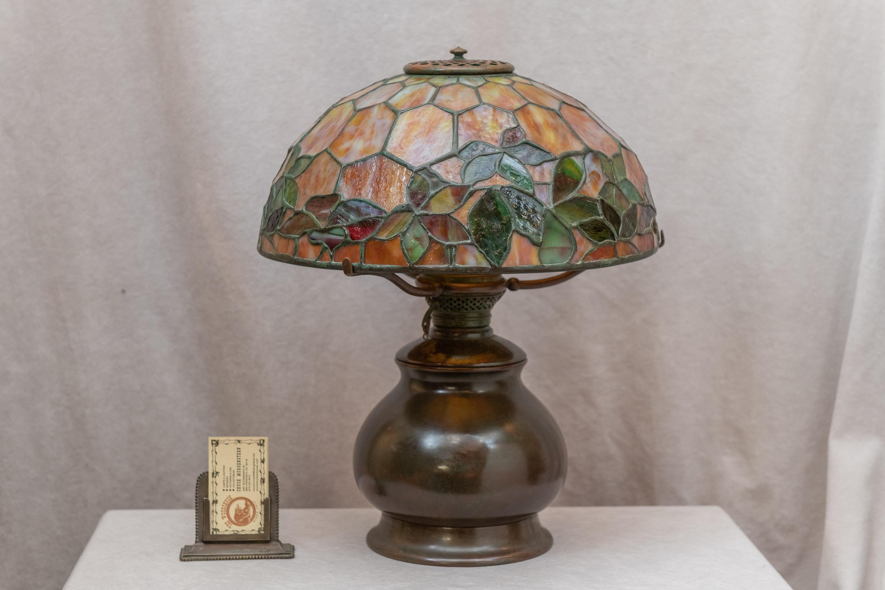 Tiffany Studios Woodbine Table Lamp 2