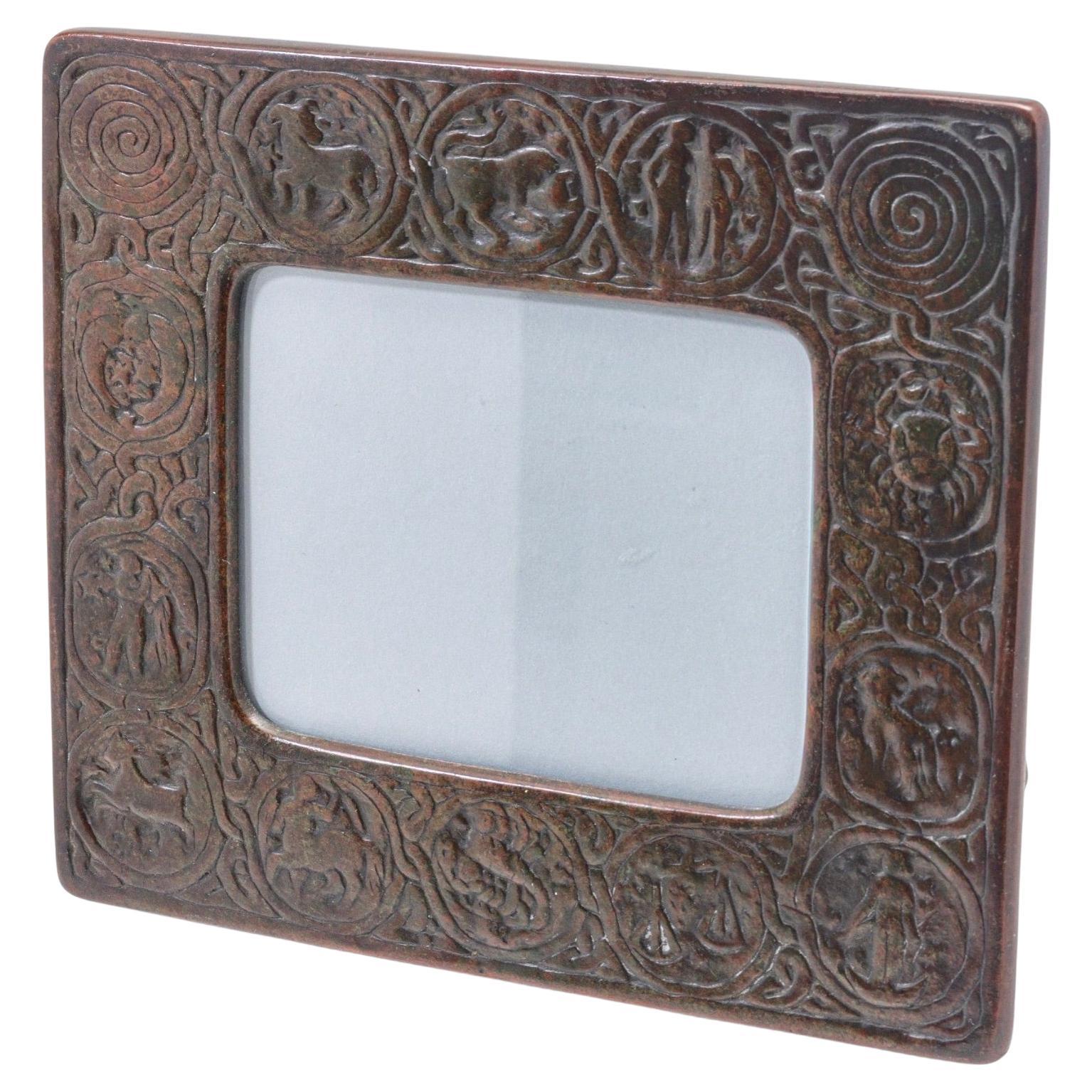 Tiffany Studios “Zodiac” Gilt Bronze Easel Calendar, Model 943, circa 1910