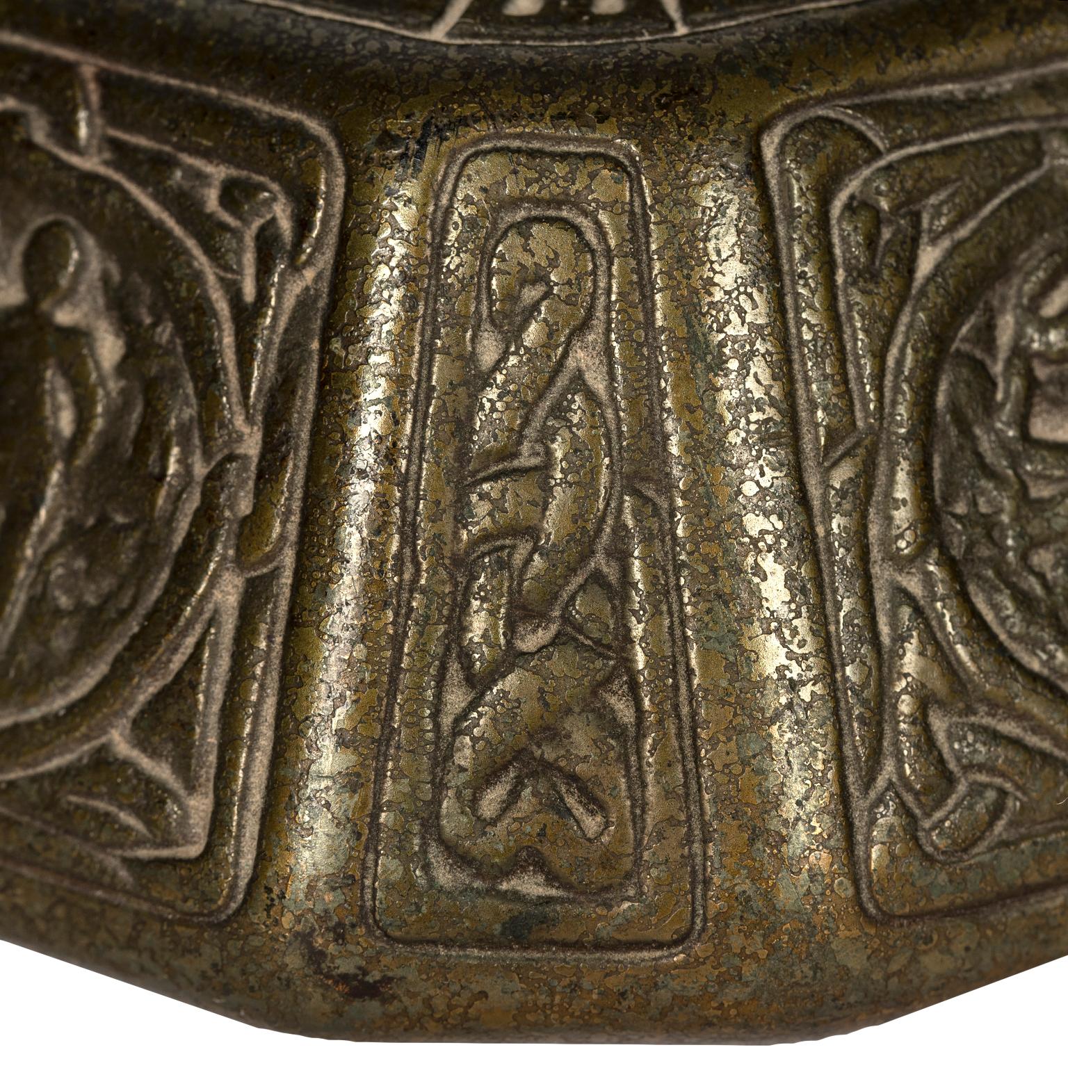 Early 20th Century Tiffany Studios Zodiac Inkwell