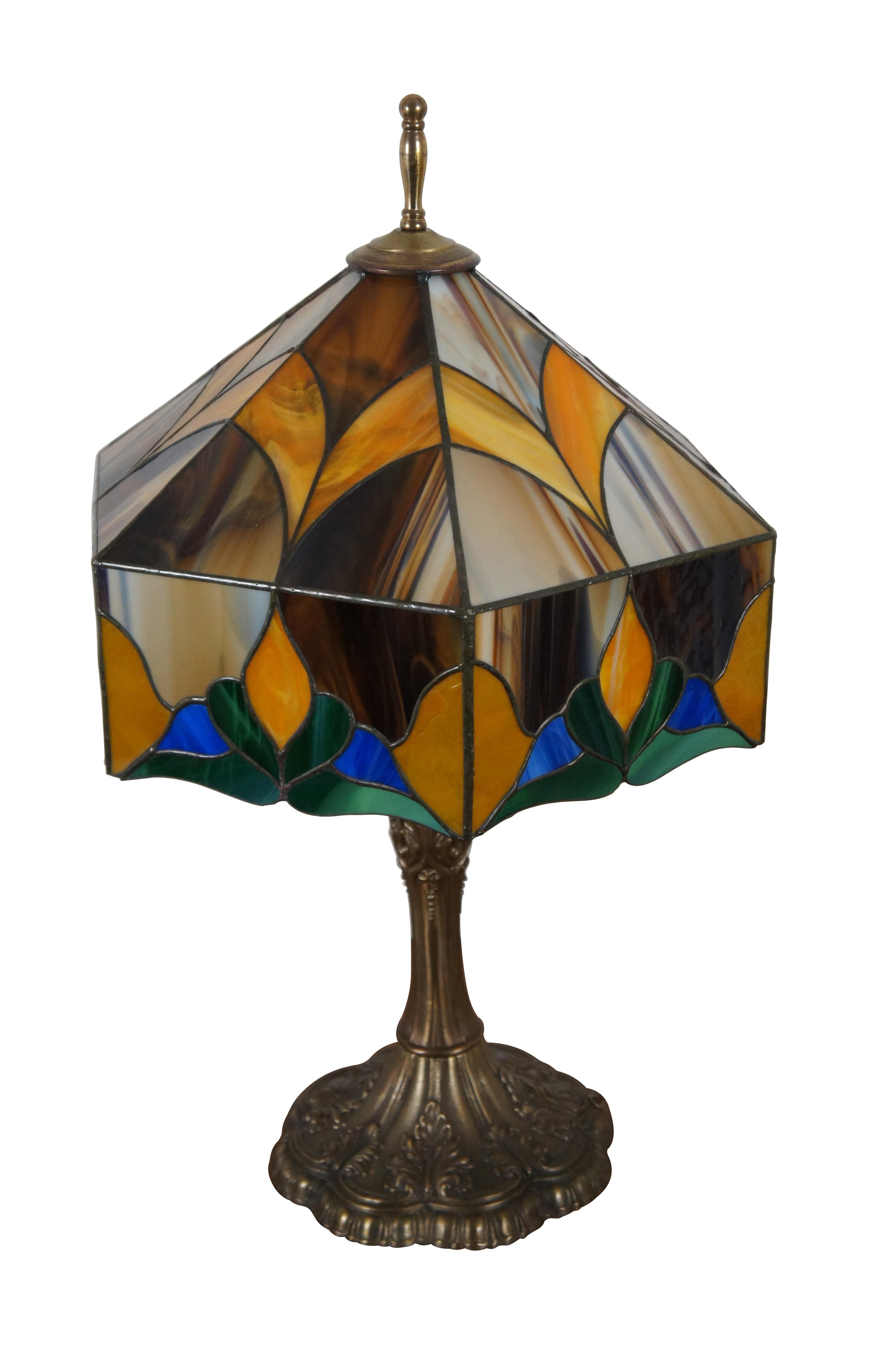 lampe verre vintage tiffany