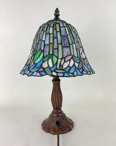 Tiffany Style Stained Glass Small Table Lamp