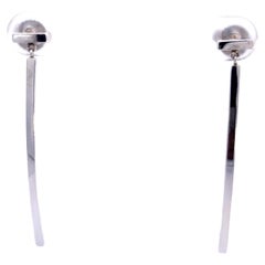 Tiffany T Bar Earrings in Sterling Silver