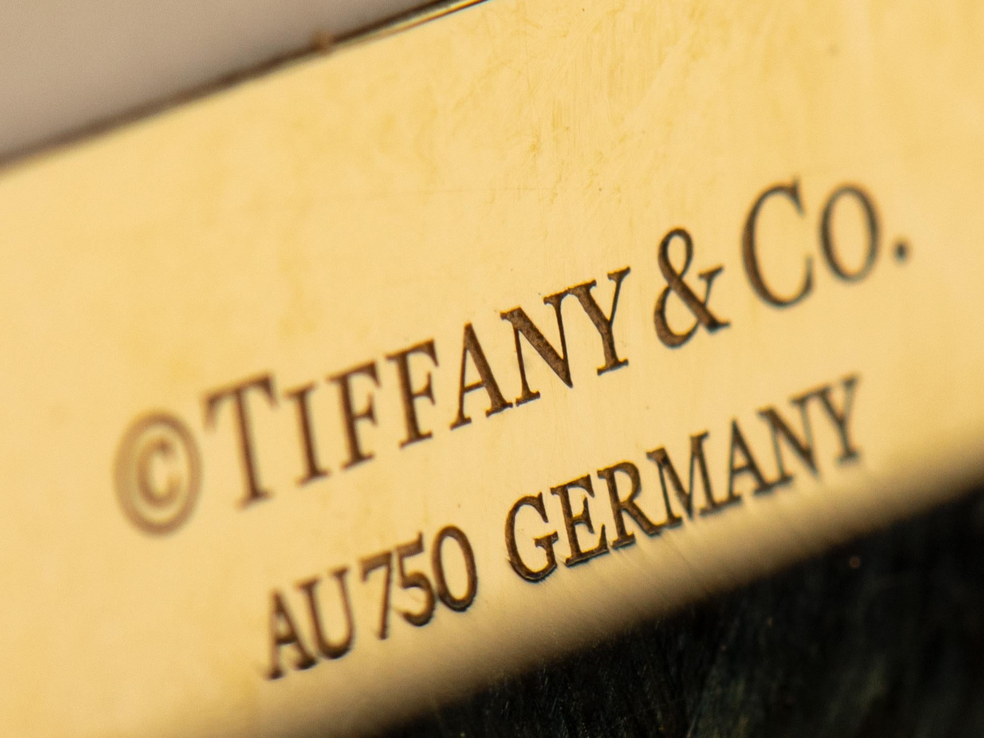 Tiffany manchette en céramique « T » en vente 2