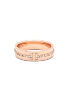 Tiffany T Diamond Rose gold ring Model number: 60151041