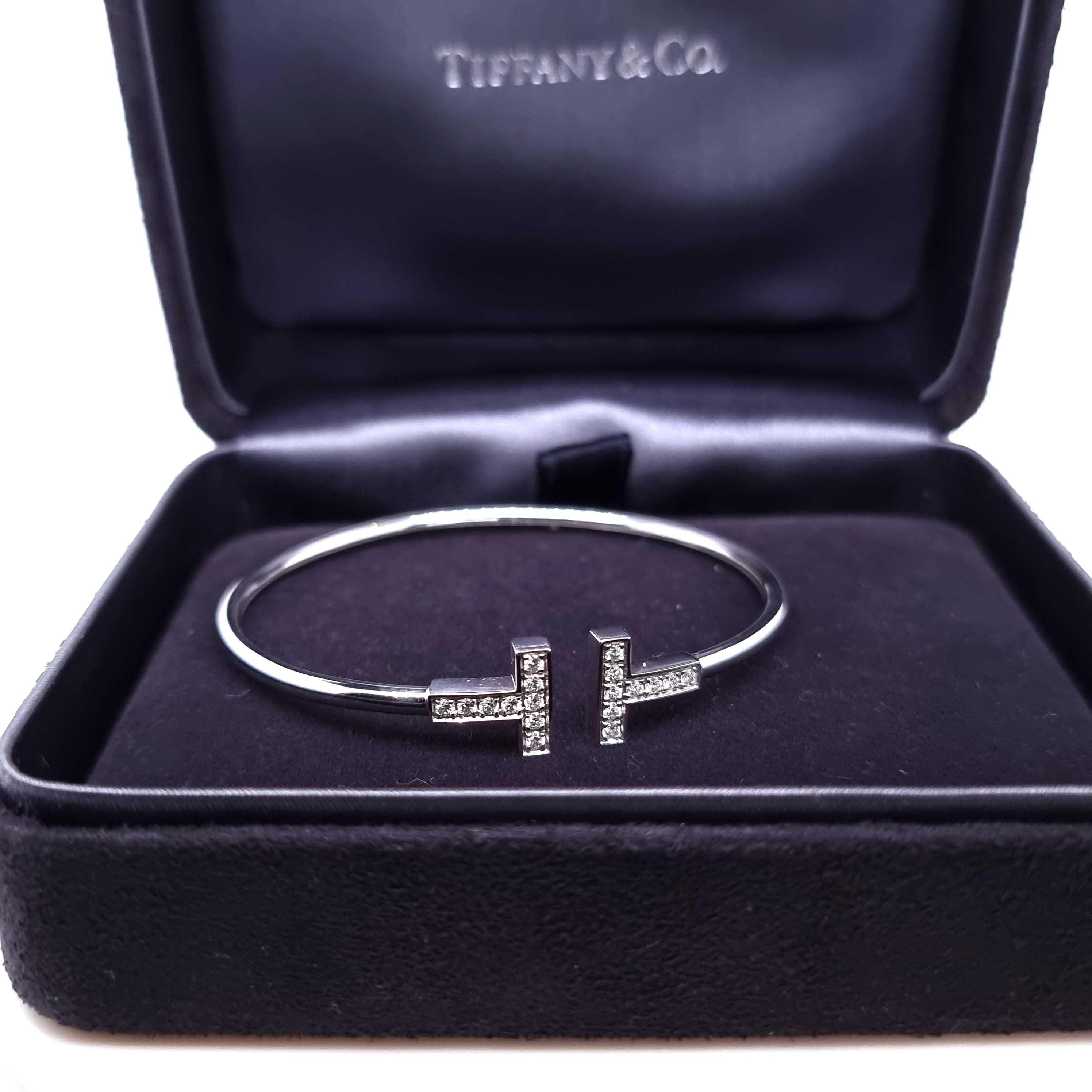 tiffany t diamond wire bracelet