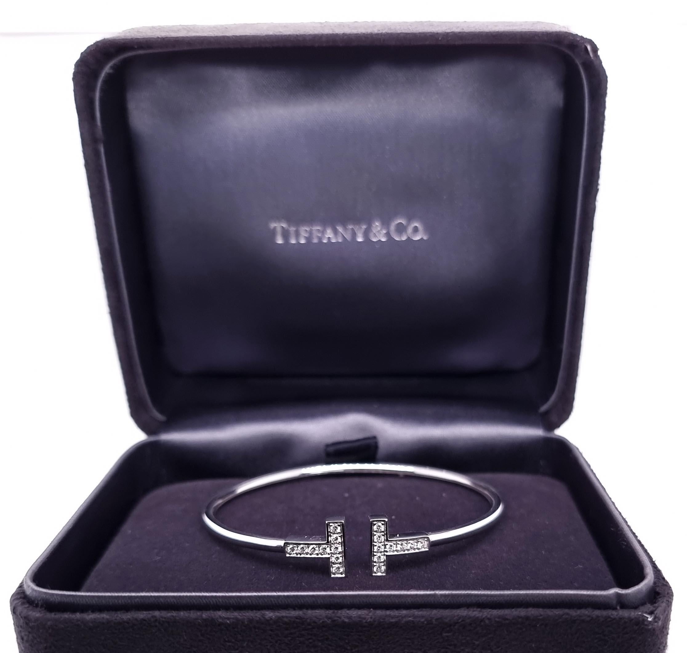 Women's Tiffany & Co. T Diamond Wire Bracelet