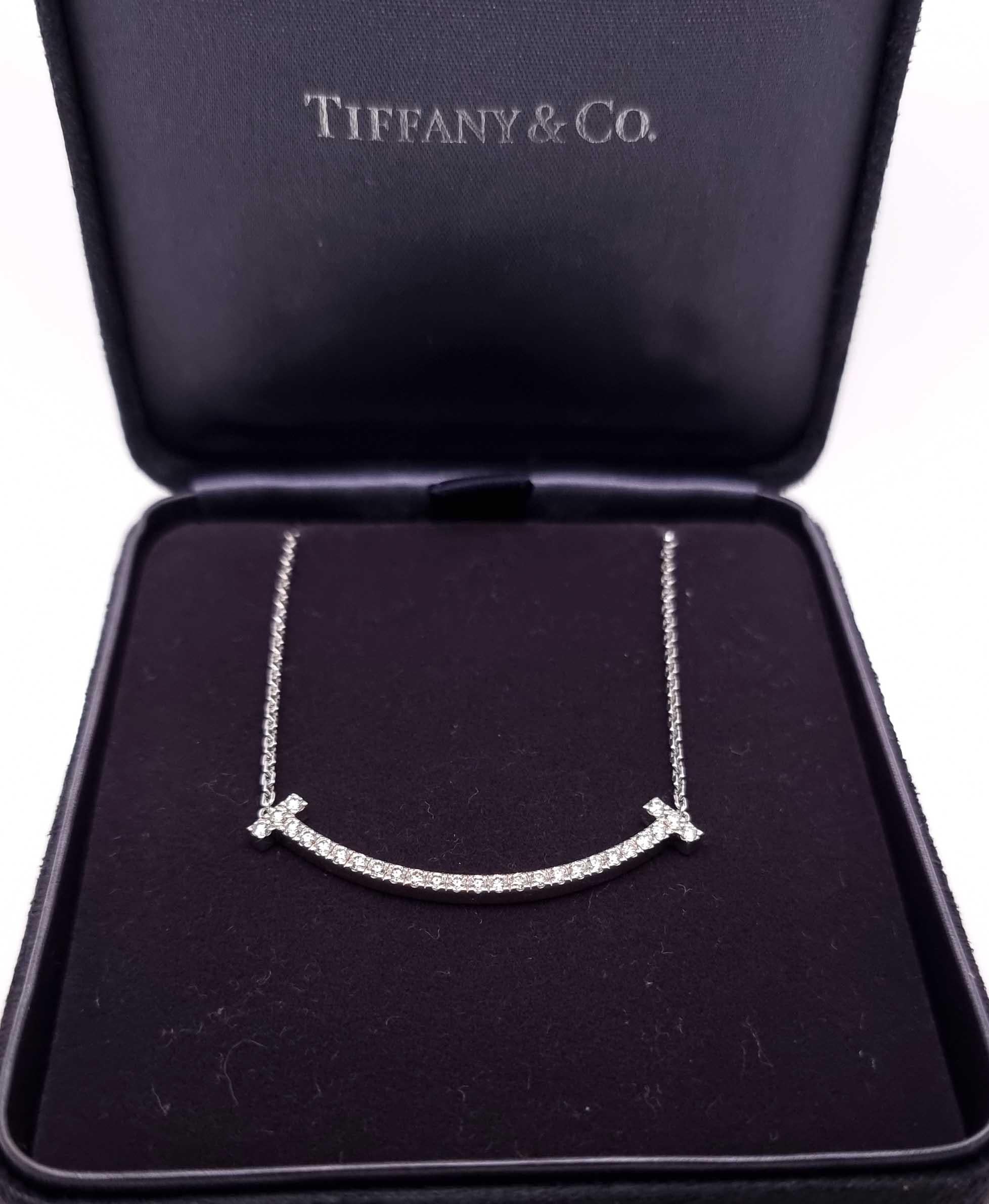 tiffany smile necklace medium