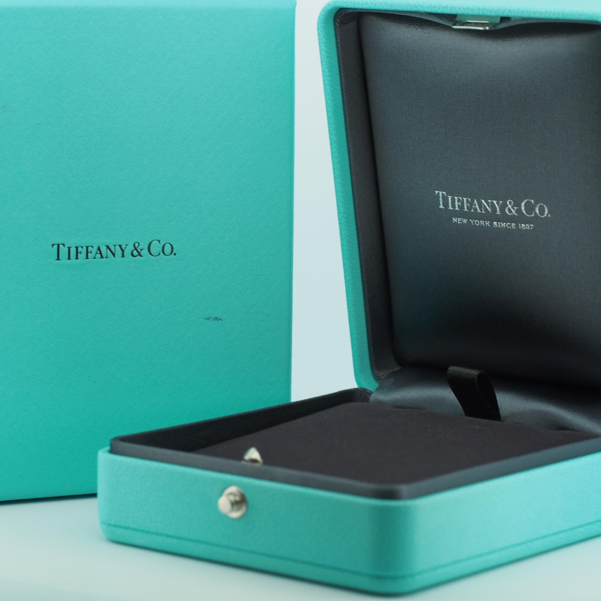 Tiffany T Smile Bracelet With Diamonds Yellow Gold Limited Edition Blue Cord 4