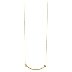 Tiffany T Smile Pendant in Yellow Gold