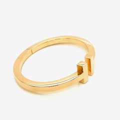 Tiffany & Co. Bracciale T Square in oro rosa 18k con scatola