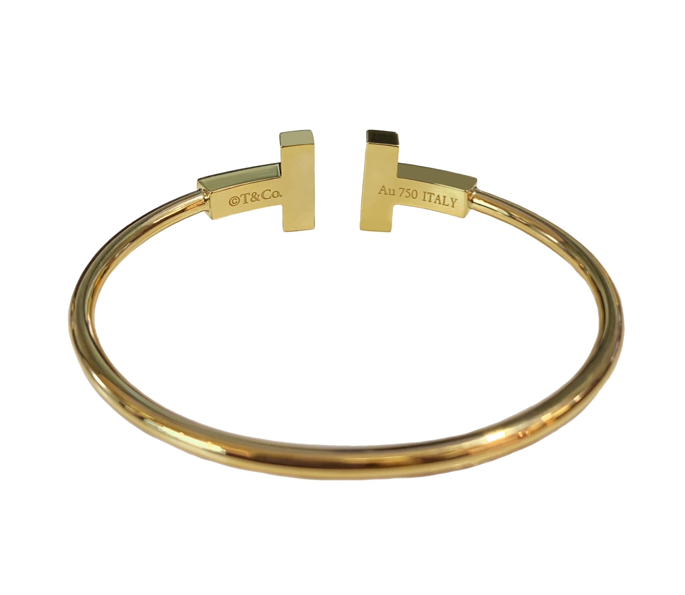 Tiffany t deals wire bracelet replica