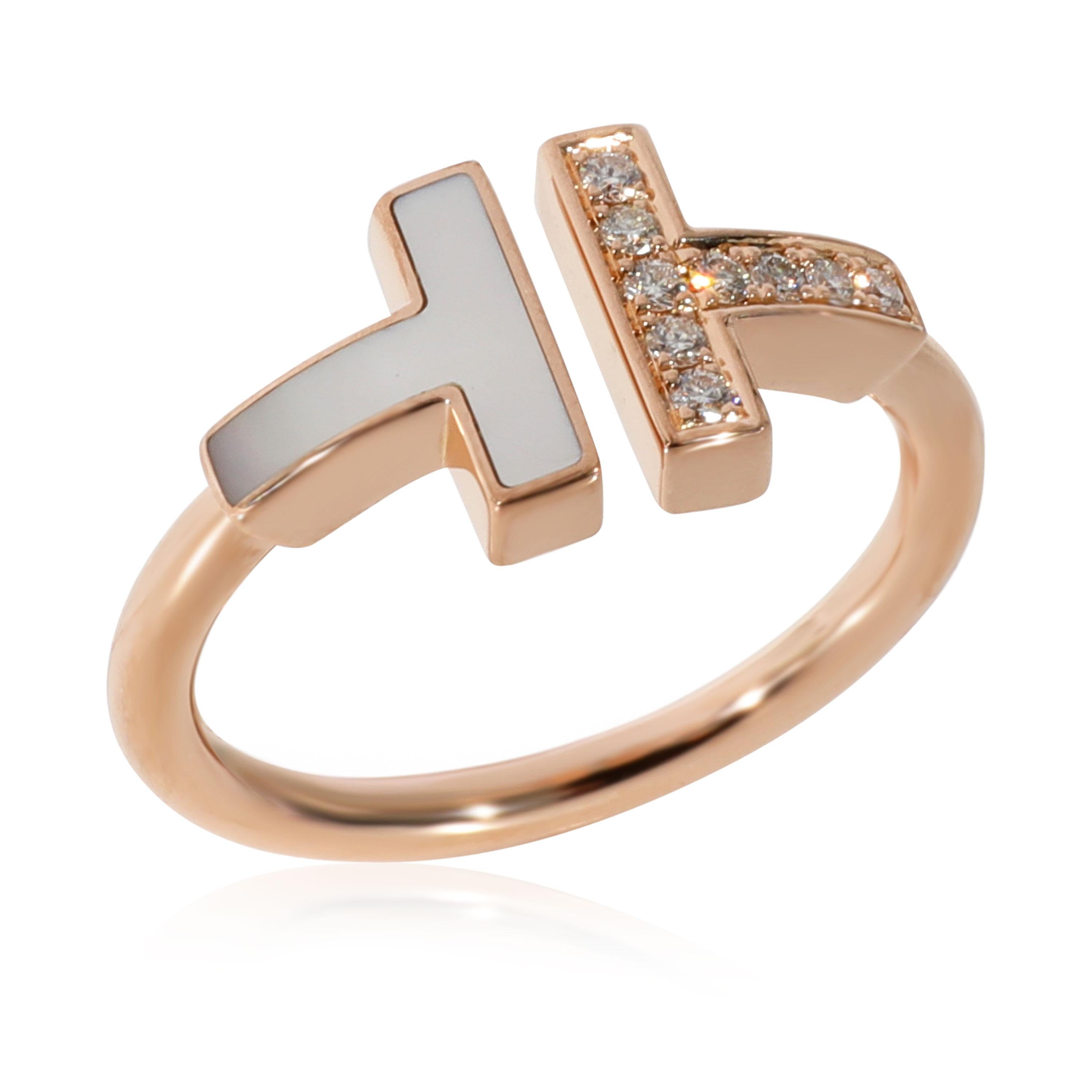 tiffany t wire ring rose gold