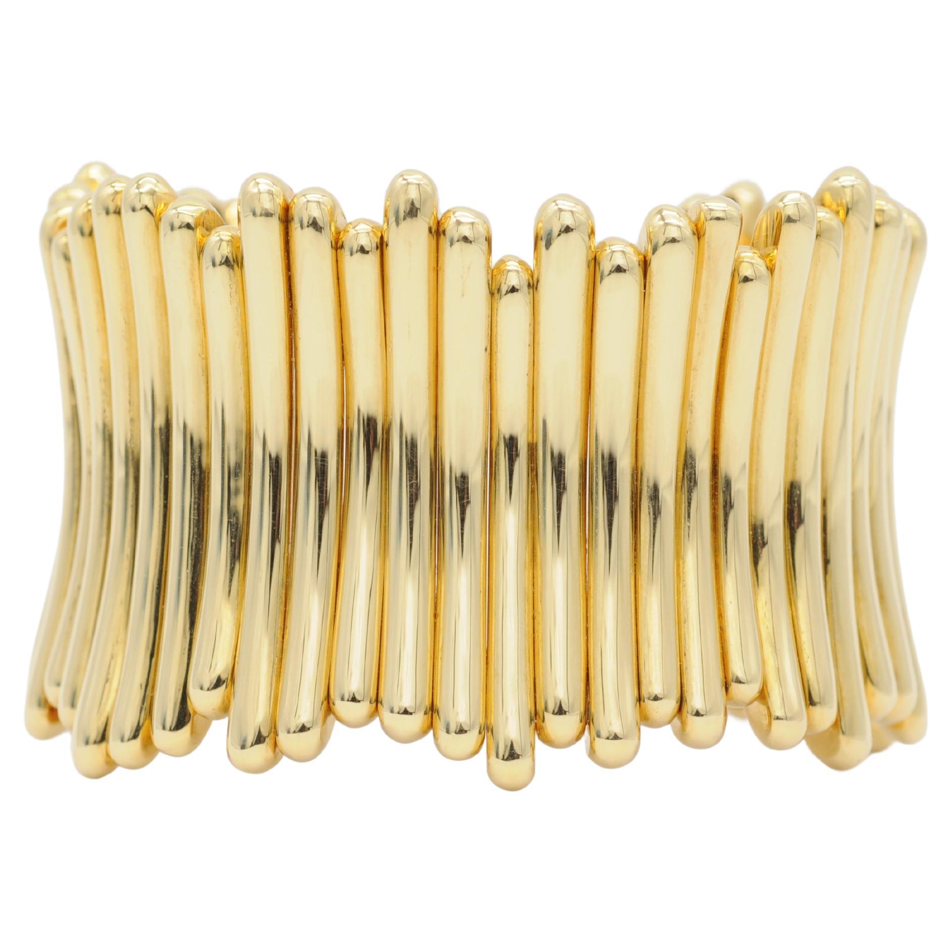 Women's or Men's Tiffany Tiffany&Co Bangle in 18k Yellow Gold For Sale